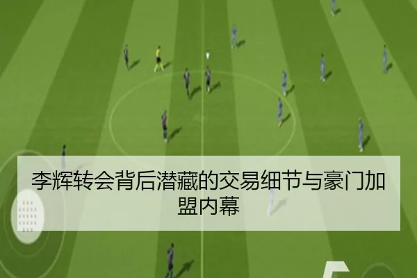 李辉转会背后潜藏的交易细节与豪门加盟内幕 - Kaiyun Sports